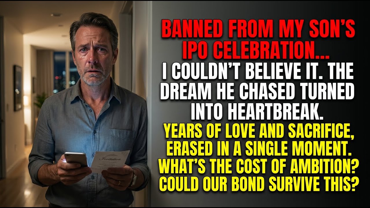 My Son Banned Me From His IPO Celebration  A Family Betrayal Story
