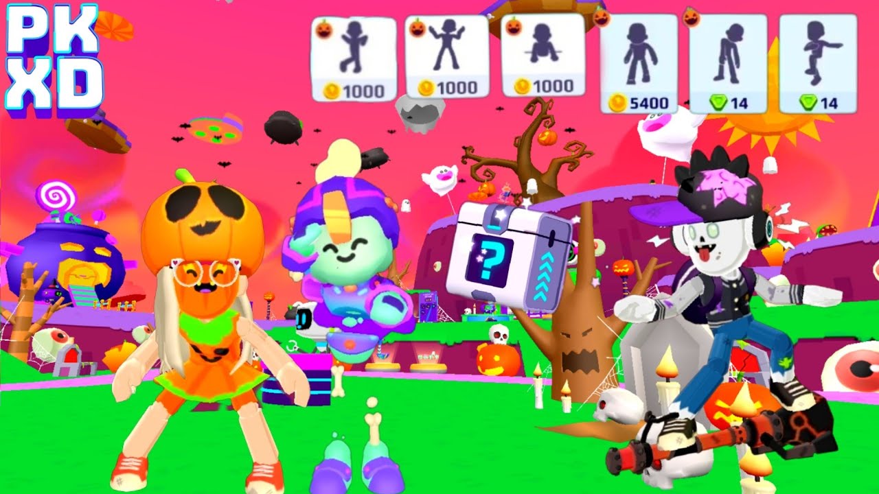 PK XD New Halloween Update! 👻 + 3 New Secret Box!