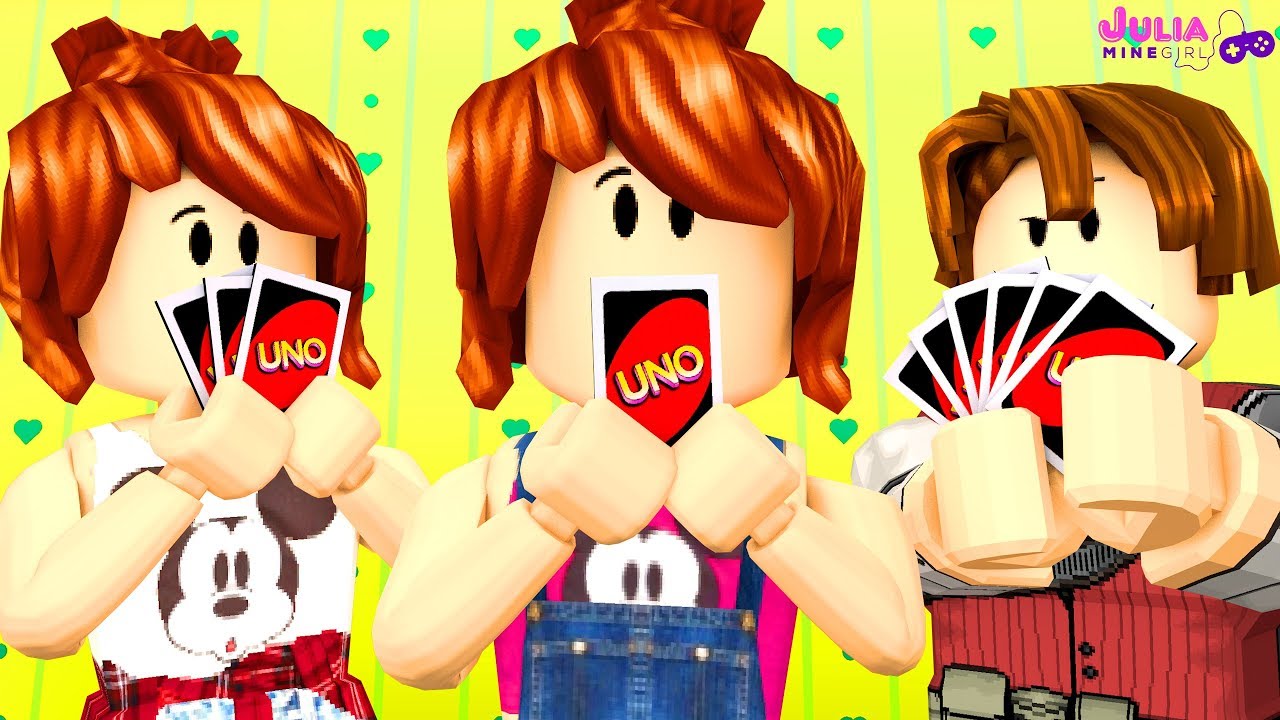 Roblox - JOGANDO UNO EM FAMÍLIA (Roblox Uno)