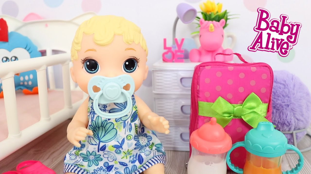 MINHA BABY ALIVE JUJU ARRUMANDO A MALINHA PARA IR NA CASA DA VOVÓ
