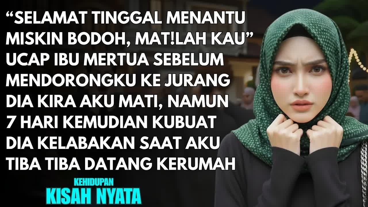＂SELAMAT TINGGAL WANITA BODOH＂ UCAP MERTUAKU SEBELUM MENDORONGKU KE JURANG - NAMUN 7 HARI KEMUDIAN..