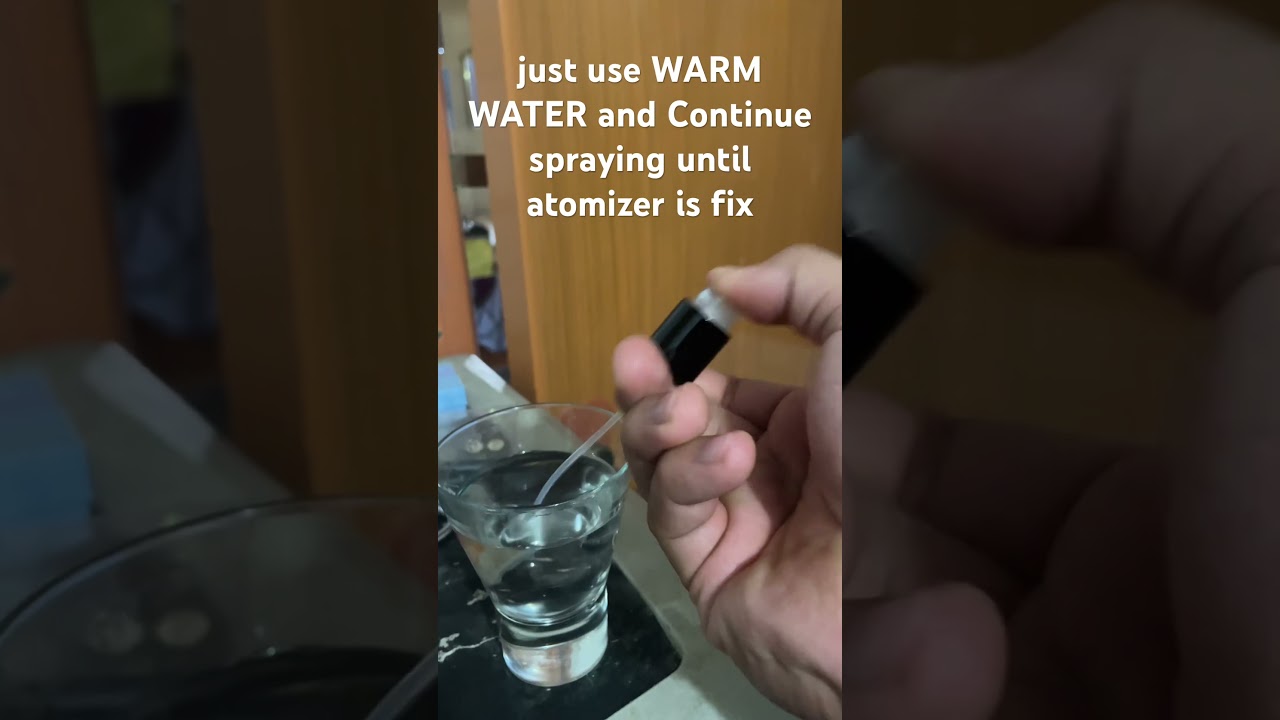 HOW TO FIX BAD ATOMIZER or Sprayer #perfumeHacks #perfume #atomizer #fix #Fragrance