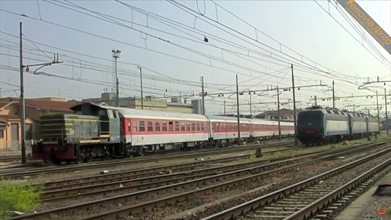 245 manova carrozze DB a Verona P.N. - 245 manoeuvres DV coaches in Verona P.N.