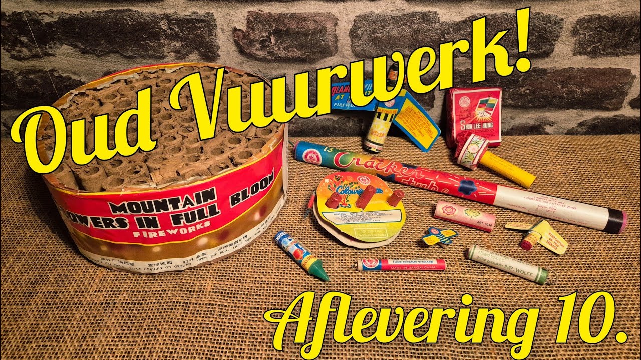 Oud vuurwerk afsteken aflevering 10. #flowerbasket #linktriadbrand
