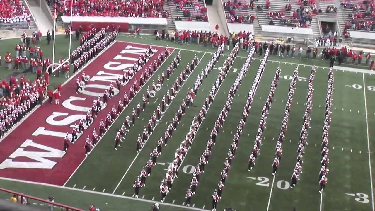 UW Band Pregame Run-on