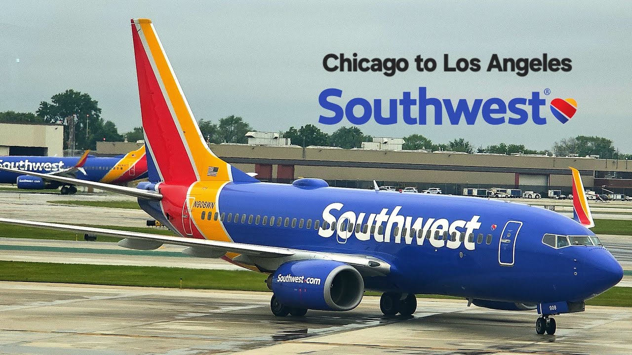 [OLD&BAD] Chicago to Los Angeles on Southwest 737-700[Around the World #1][Full Flight Trip Report]