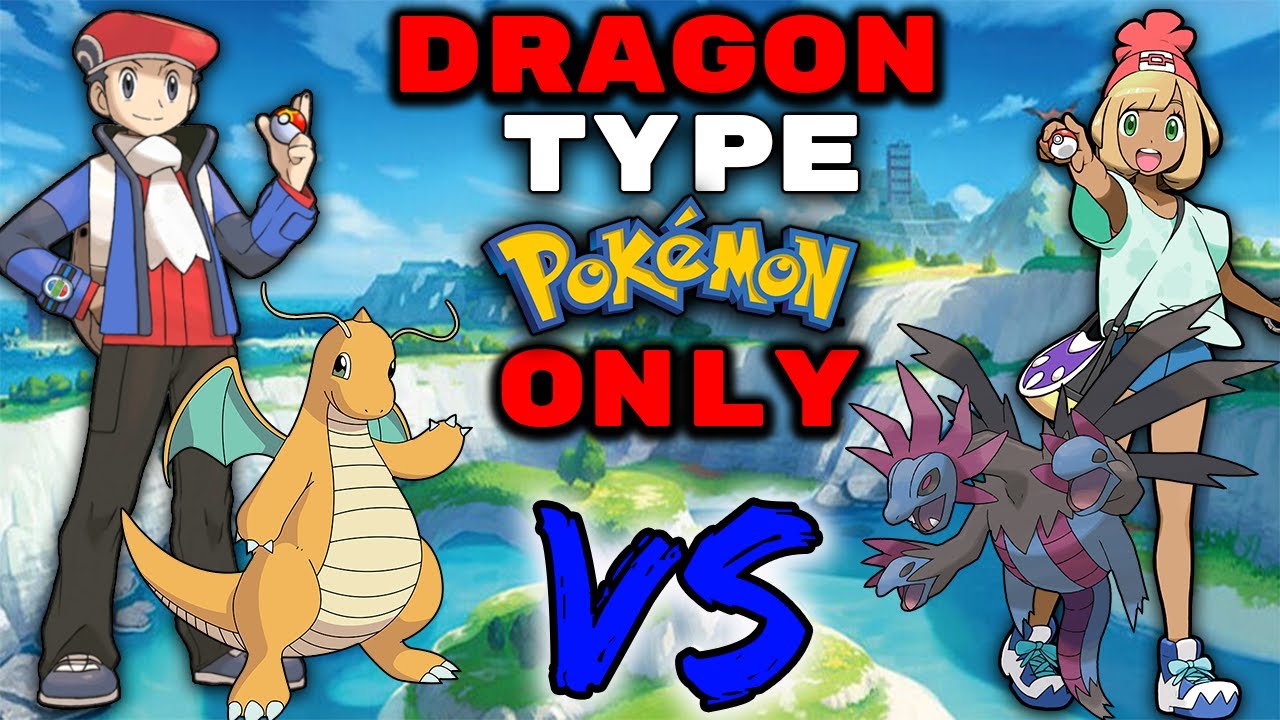 We Can Only Catch RANDOM DRAGON Type Pokemon...Then we FIGHT! Pokemon Sword