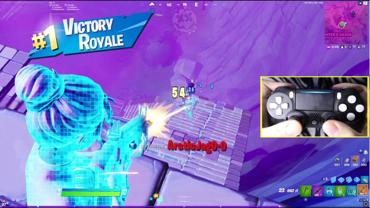 Fortnite Tournament Cup Solo Win (Scuf Controller Handcam 🎮)