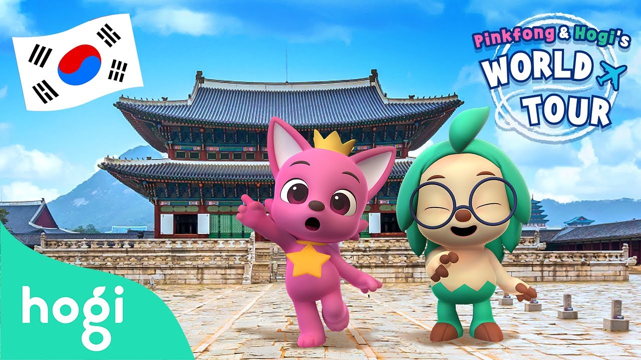 Hogi and Pinkfong visit South Korea! 🇰🇷 | 🌎World Tour Series | Animation & Cartoon | Pinkfong & Hogi