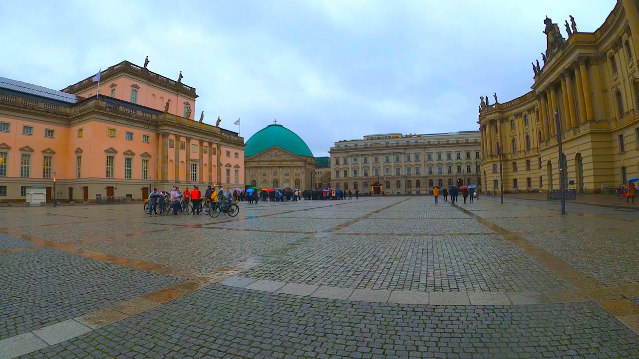 Berlin walk - Bebelplatz - 4K