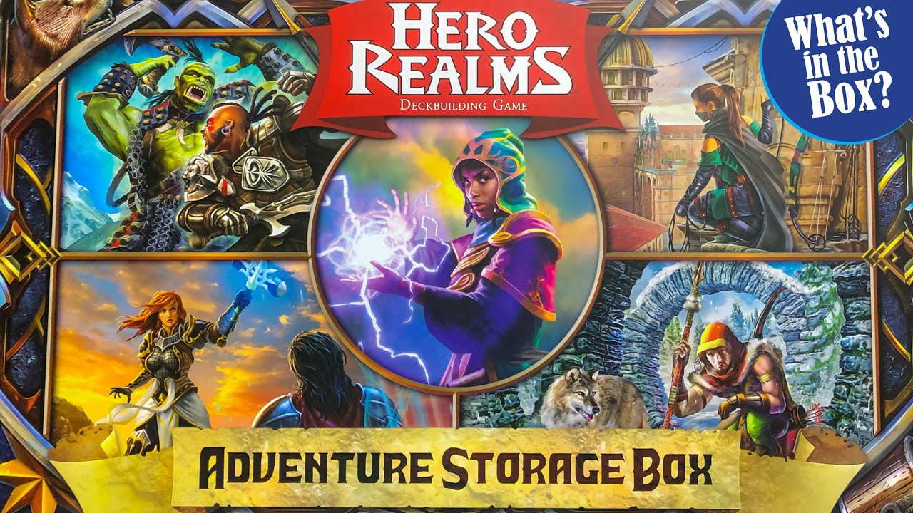 HERO REALMS ADVENTURE STORAGE BOX Unboxing