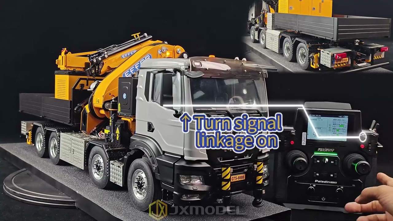 Инструкция по эксплуатации перед использованием крана JX TGS 8x4. #rc #rcmodel #rcTruck #Glku