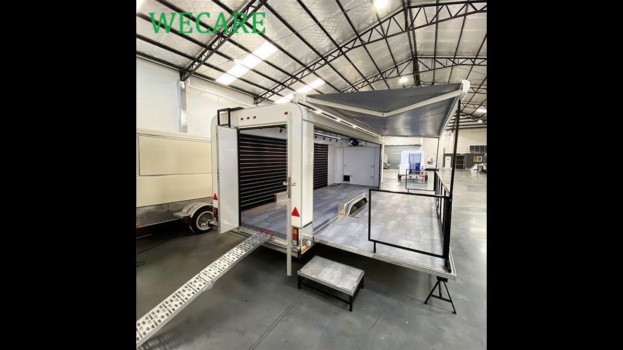หัวลาก Wecare Mobile Wedding Party Stage Truck Food Trailer