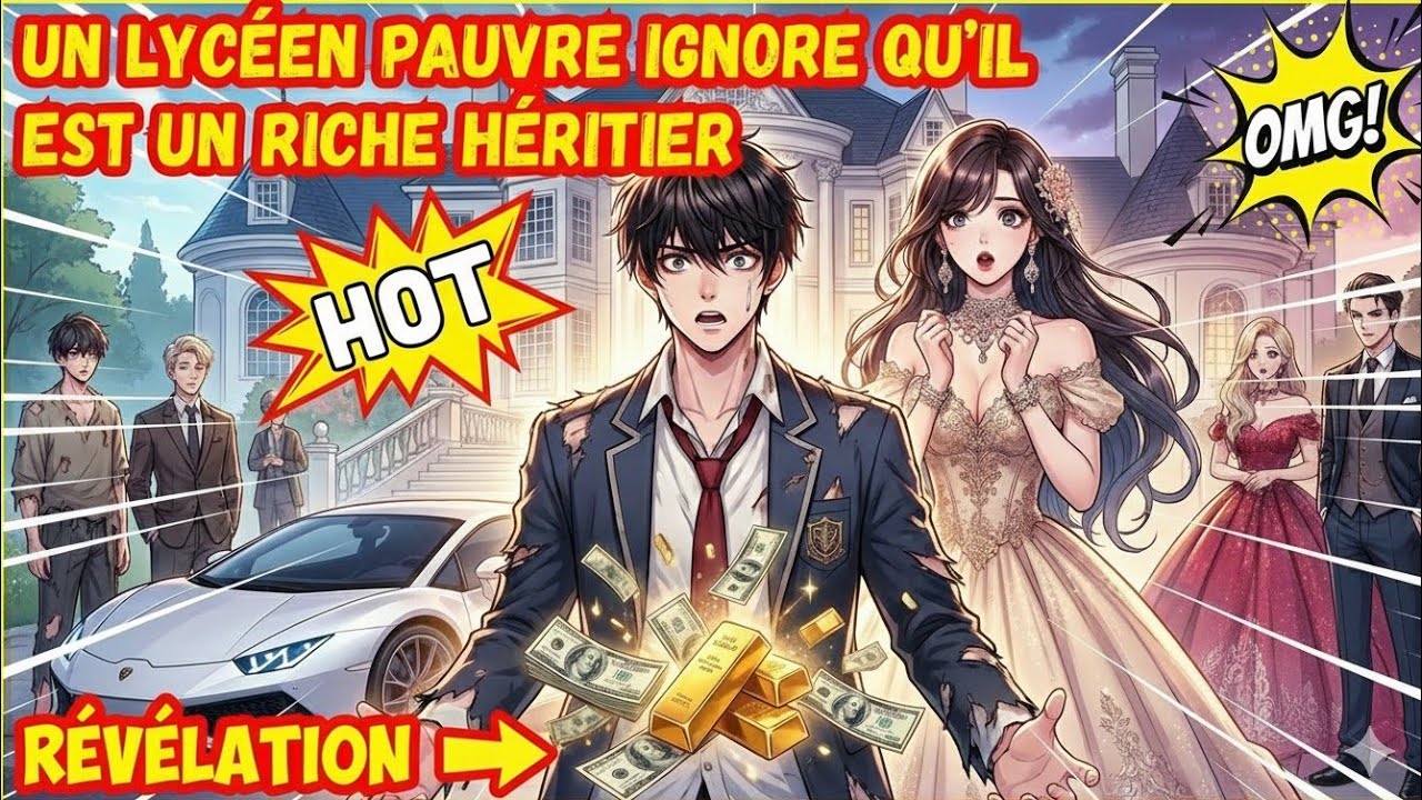 un lycée pauvre ignore qu'il est un riche héritier