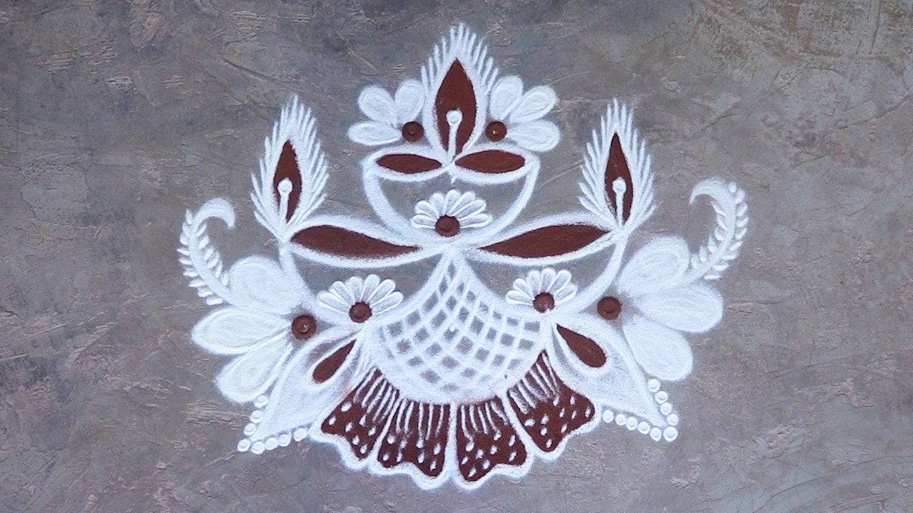 காலைக் கோலம் by MoshithaArt rangoli || Kolam || Muggulu