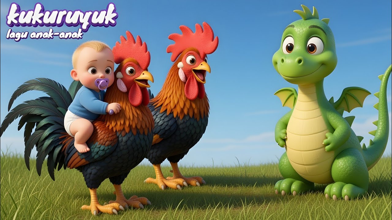 LAGU ANAK ANAK 🇮🇩 - AYAM KUKURUYUK - KALAU KAU SUKA HATI
