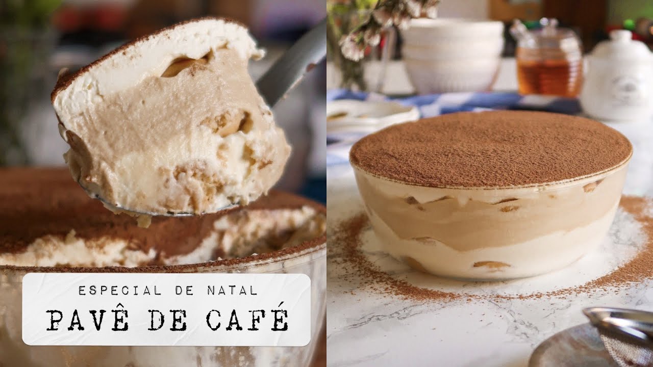 PAVÊ DE CAFÉ FÁCIL RÁPIDO E DELICIOSO! NÃO VAI AO FOGO  | NATAL| LUCAS ALENCAR Receita 152
