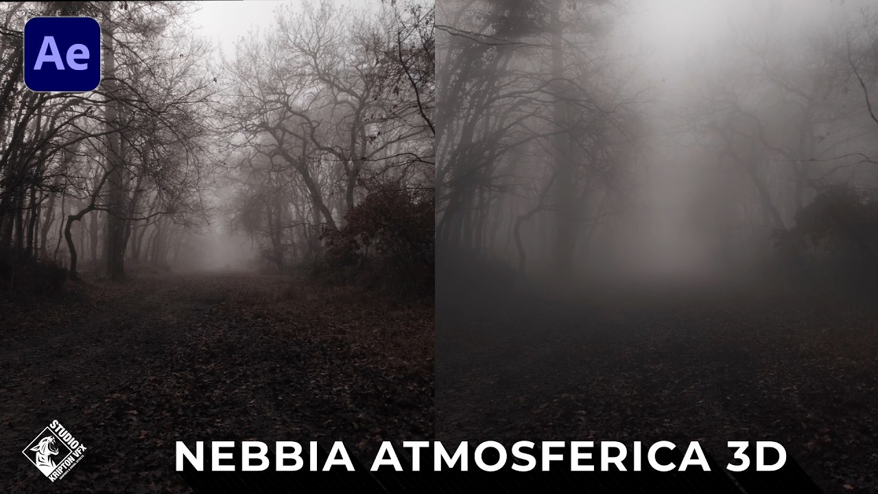 Effetto nebbia volumetrica 3D spiegato passo dopo passo - Tutorial after effects
