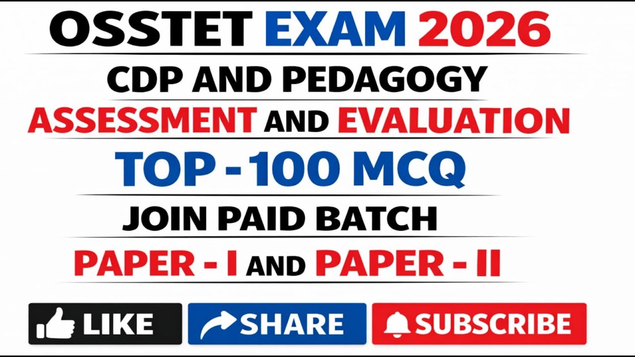 ASSESSMENT AND EVALUATION TOP-100 MCQs