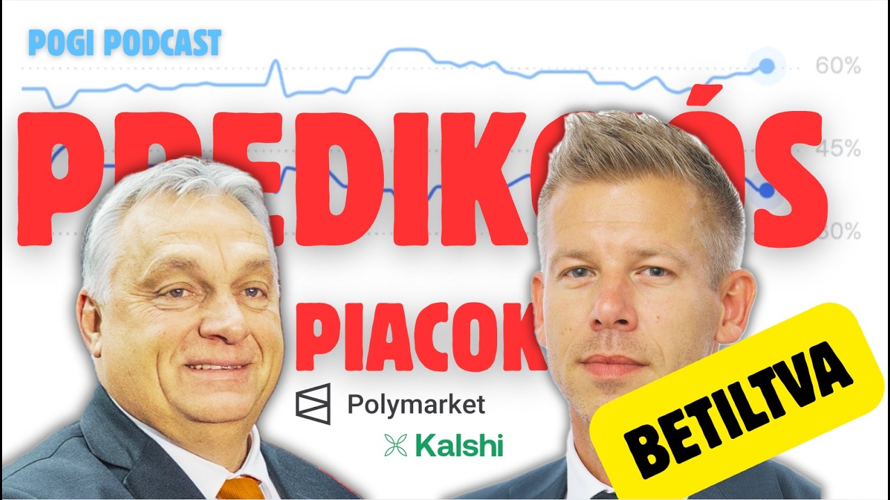 BETILTVA: a predikciós (előrejelző) piacok ⎮🎙️POGI PODCAST Forrás Dáviddal