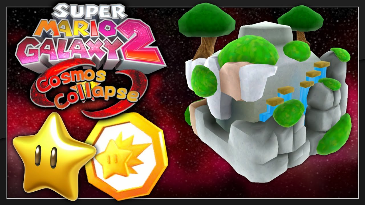 Super Mario Galaxy 2 Cosmos Collapse - Bloomhoney Galaxy ALL STARS / COMET MEDAL