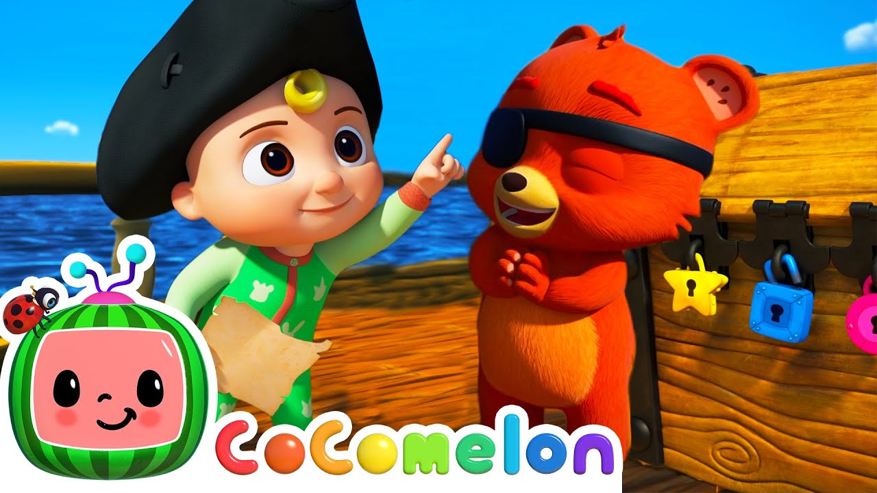 Pirate Treasure Hunt | CoComelon JJ's Animal Time | Animals for Kids