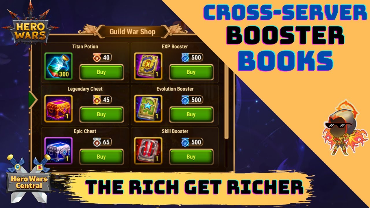 Booster Books | What are they good for? | Hero Wars Mobile