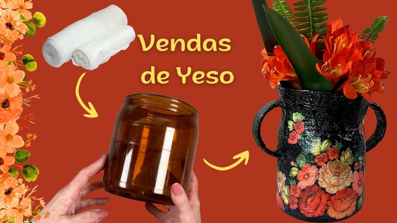 👍𝐏𝐥𝐚𝐬𝐭𝐞𝐫 𝐁𝐚𝐧𝐝𝐚𝐠𝐞𝐬 on a PLASTIC Pot!!!! look at the result!!!!! #vendasdeyeso #cartapesta