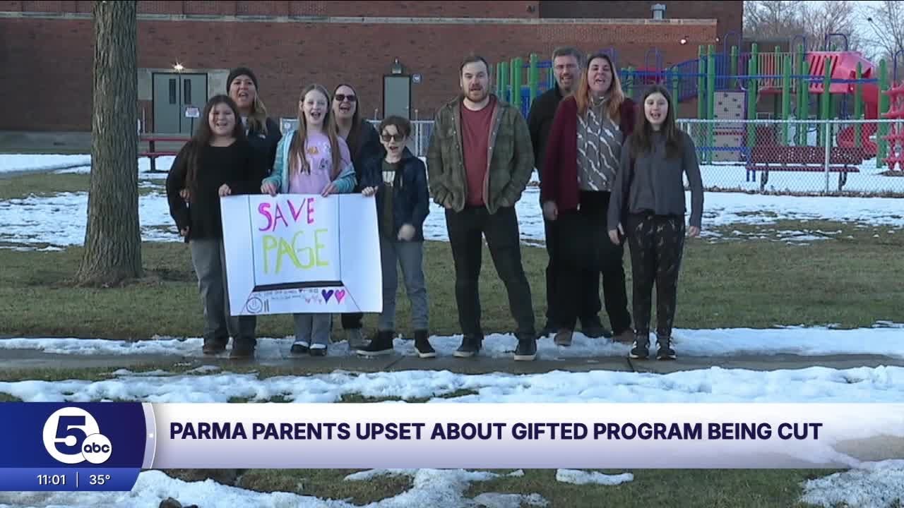 Parma school district's plan to discontinue a gifted program leaves families furious