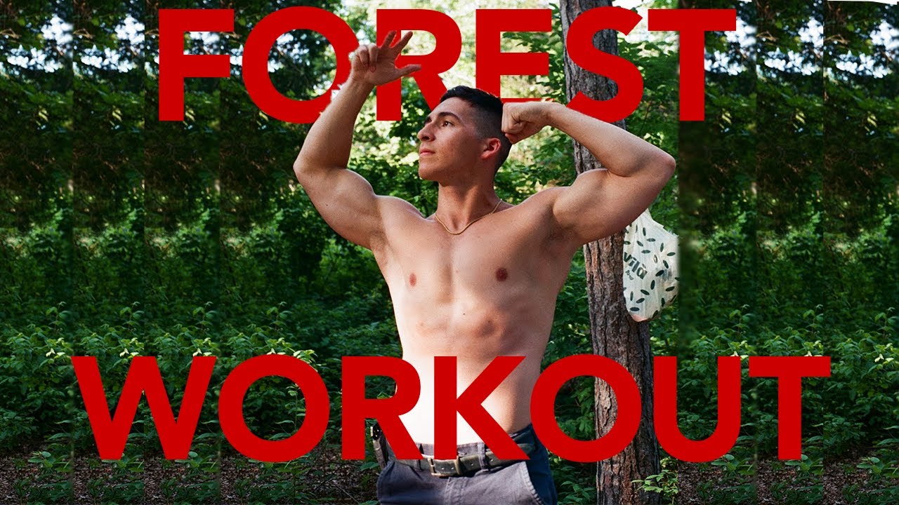 BODYBUILDING in NATURE (Full Body Forest Workout)