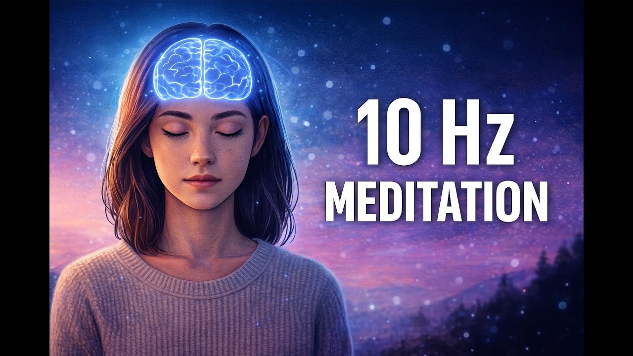 10 Hz Alpha Waves — Deep Focus Music for Study, Work & Productivity