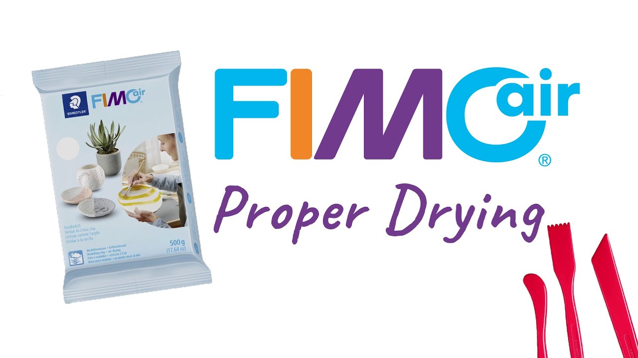 FIMOair – drying the modelling clay correctly