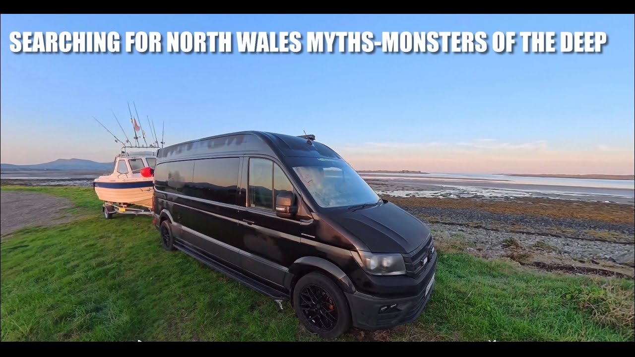 Looking for big sharks in north wales - vw crafter camper