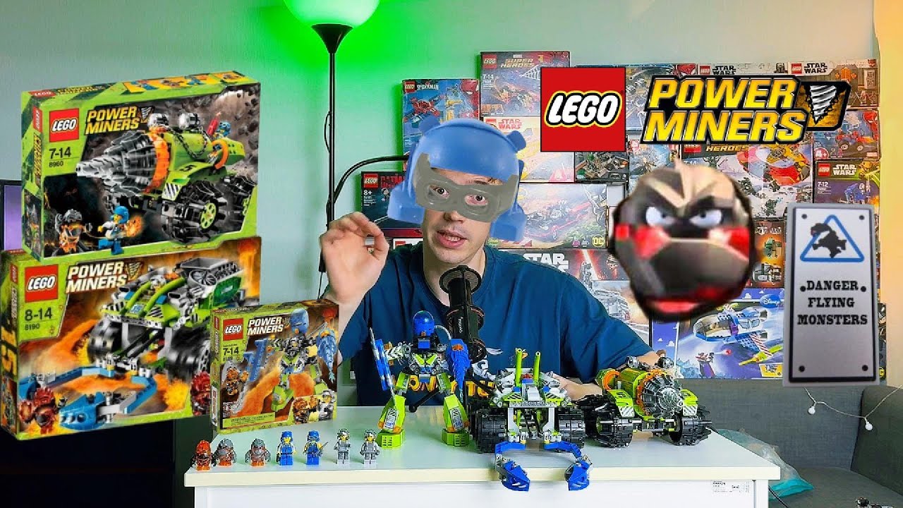 Не думал, что вернусь в шахту так быстро&hellip; LEGO Power Miners снова зовут! AFOL-Обзор 8189 8190 8960