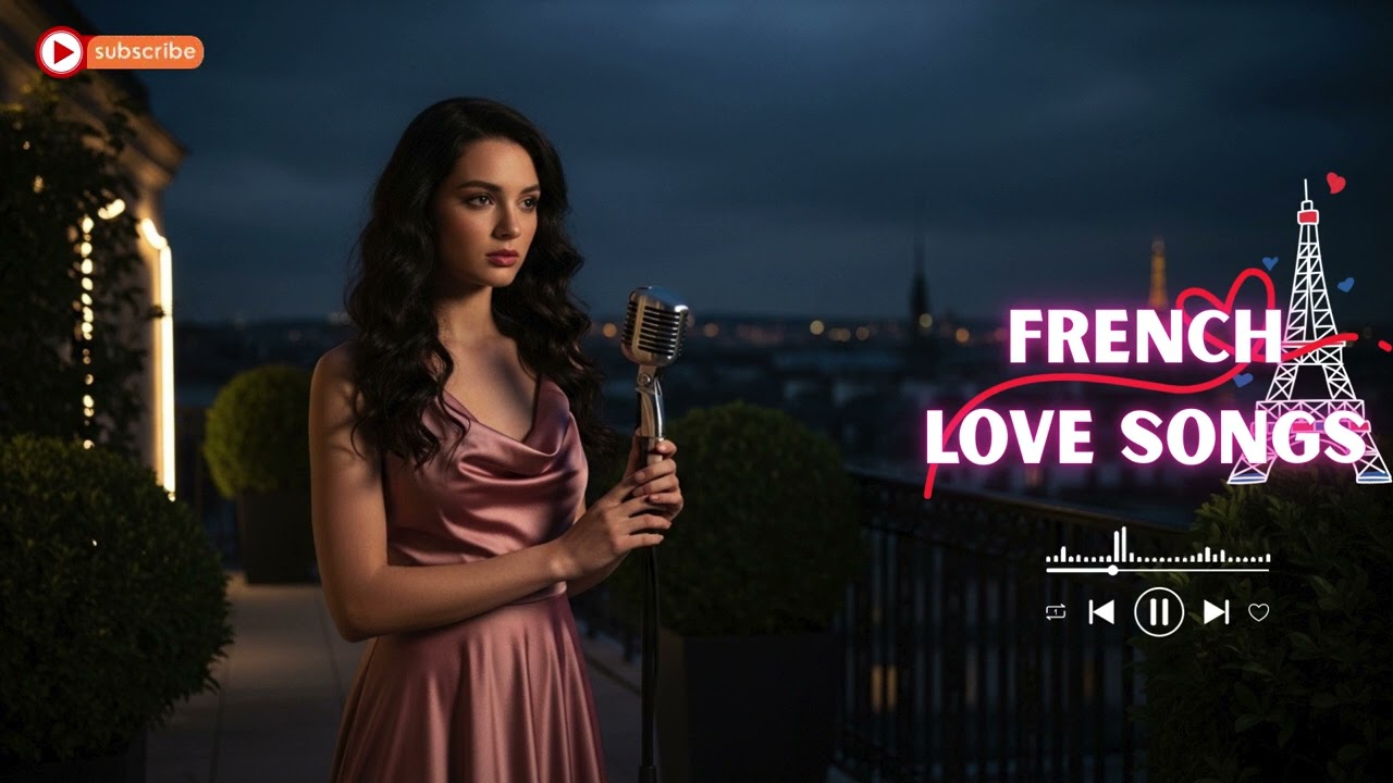 French Romantic Music Mix 🌙 Beautiful Paris Love Songs for Night Calm