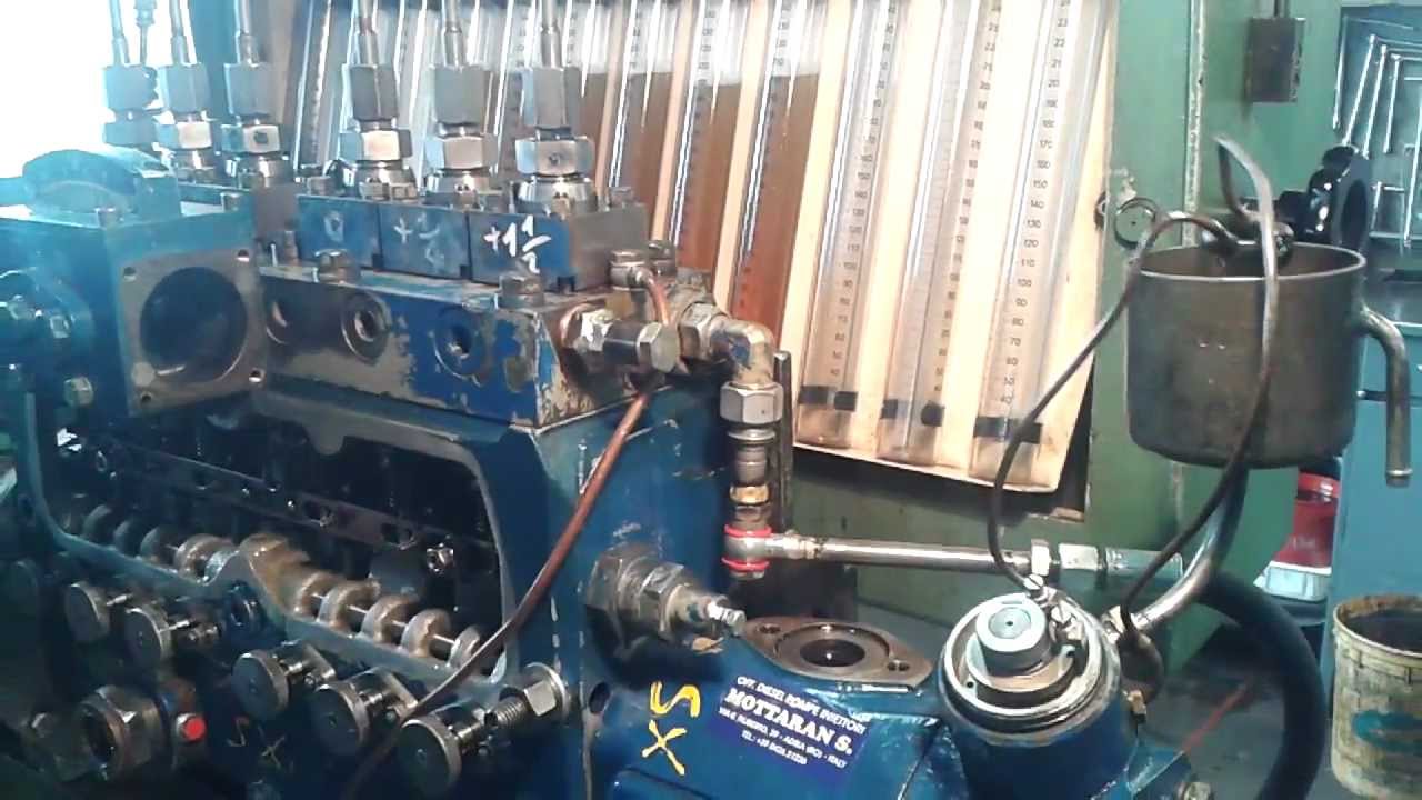 DEUTZ SBA6M528 Fuel injection pump on test bench Mottaran
