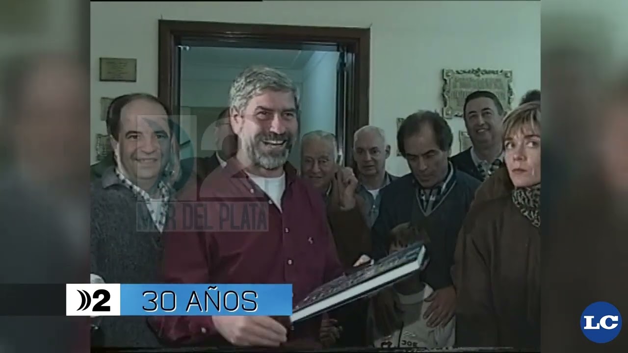 1999: recibimiento al plantel de Quilmes luego de haber ascendido a la Liga nacional de Basquet