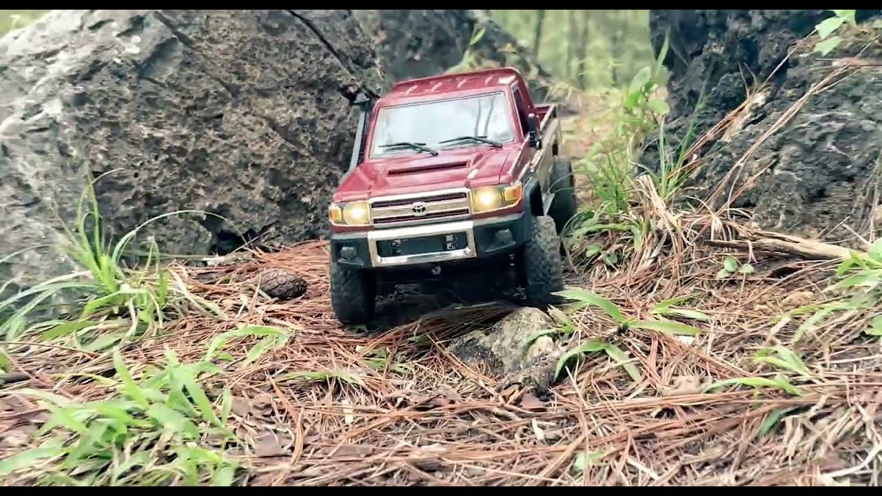 Rc Toyota Land cruiser LC79 [ MN82 PRO RTR 1/124wd | Test #2 | 