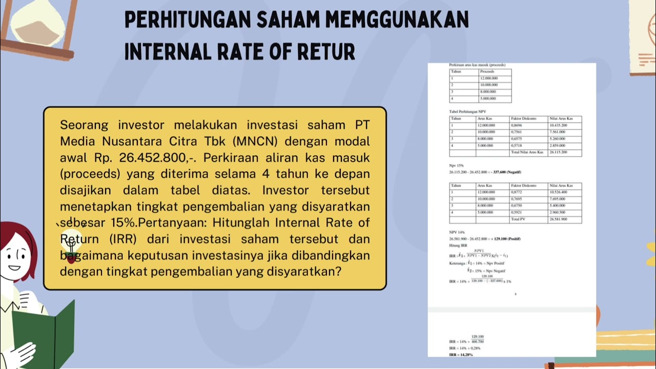 Presentasi Analisis Saham dan Reksa Dana pada PT Media Nusantara Citra tbk (MNCN)