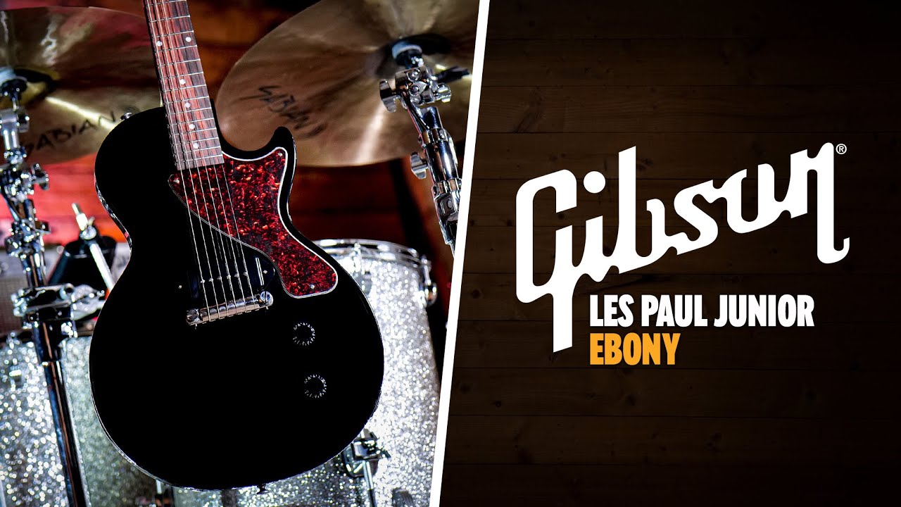 Peach Picks | Gibson Les Paul Junior Ebony