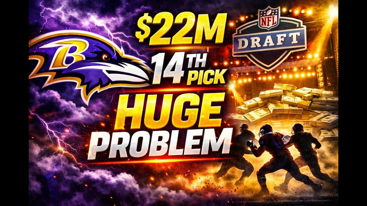14th Pick. $22M Cap. ONE Fatal Flaw. Ravens Are on the Clock.