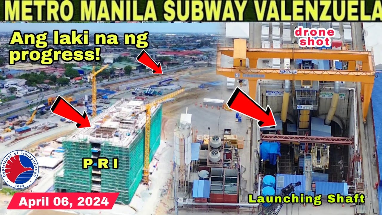 METRO MANILA SUBWAY UPDATE VALENZUELA STATION & DEPOT|April 06,2024|build3x|build better more