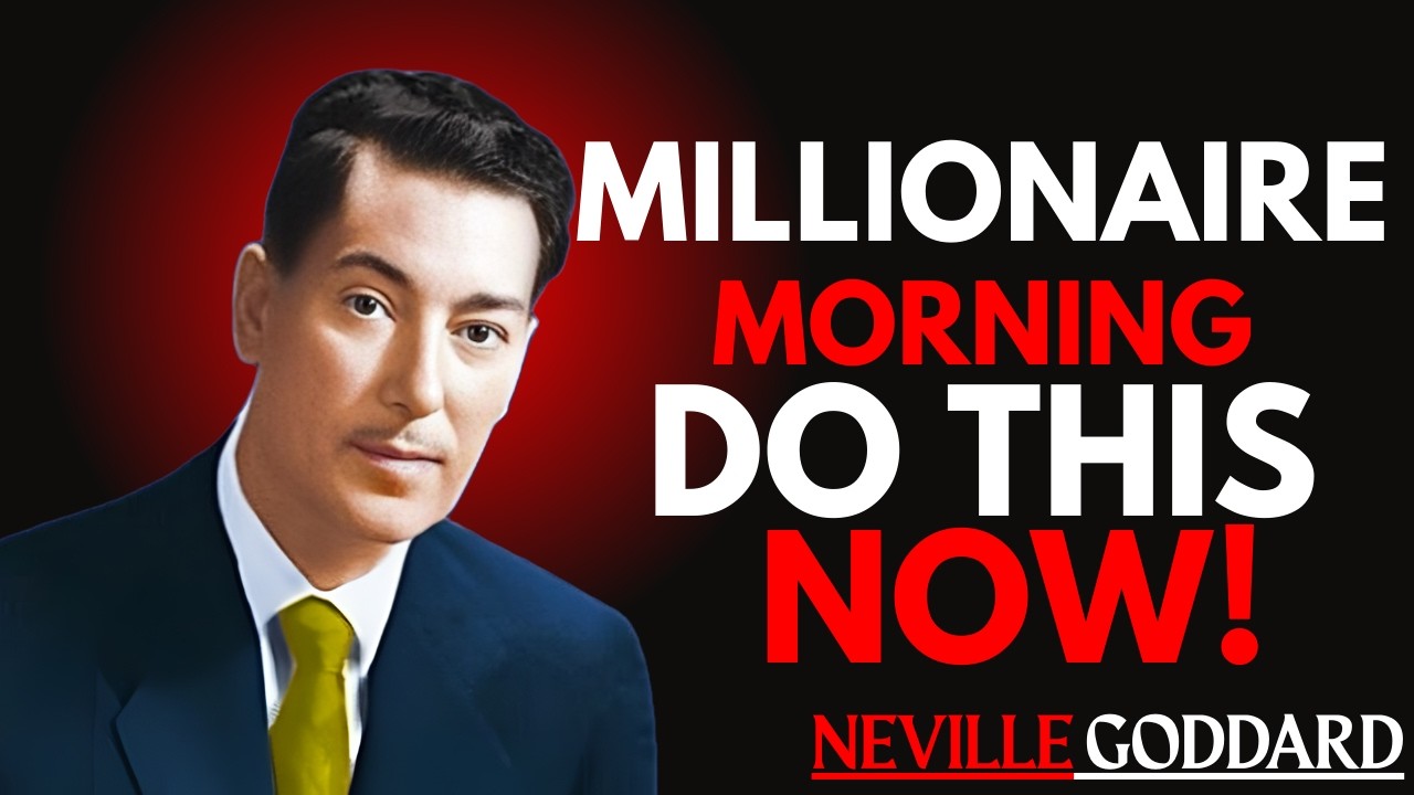 📢 MILLIONAIRES DO THIS EVERY MORNING — START TODAY | Neville Goddard Inspired