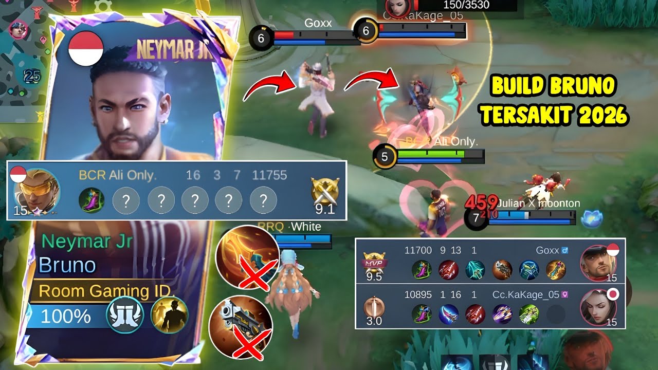 TIPS LANNING PHASE LAWAN CLINT || BUILD BRUNO TERSAKIT 2026 - MOBILE LEGENDS