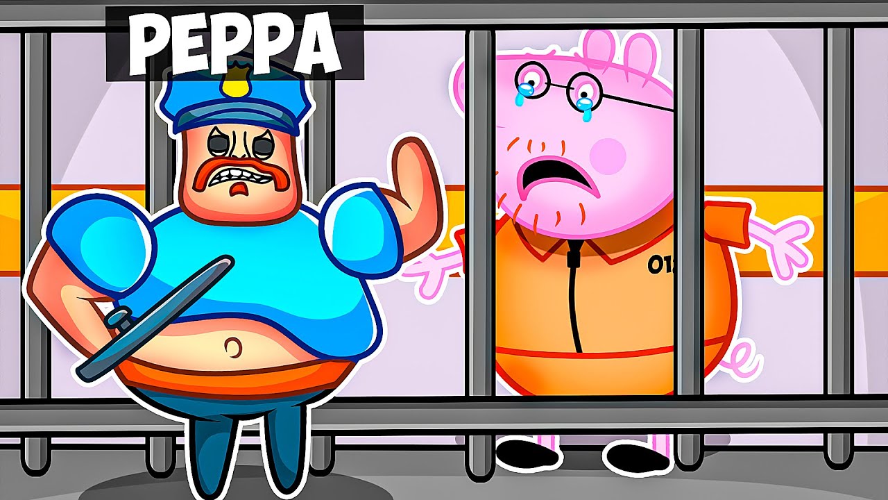 Peppa Pig Became BARRY in Barry’s Prison Run (Roblox)