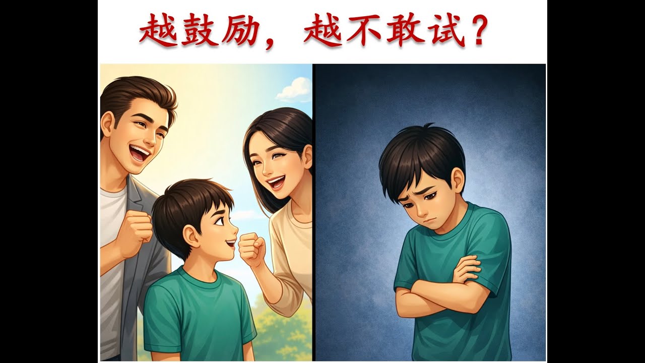 为什么你越鼓励，孩子越不敢尝试？