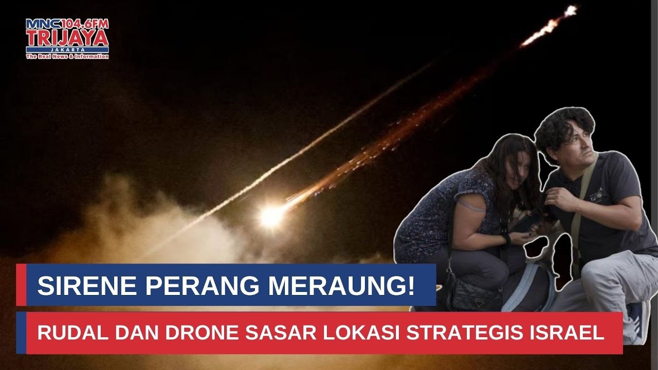 Langit Tel Aviv Mendadak Mencekam! Rudal Hibrida dari Iran Bikin Sirene Perang Berbunyi