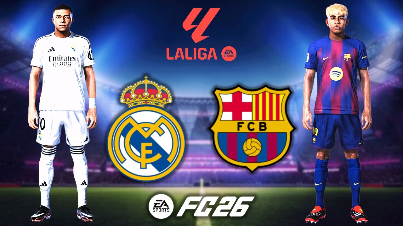 FC 26 - BARCELONA vs REALMADRID || LaLiga 25/26 || Kylian Mbappé VS Lamine Yamal Epic Battle