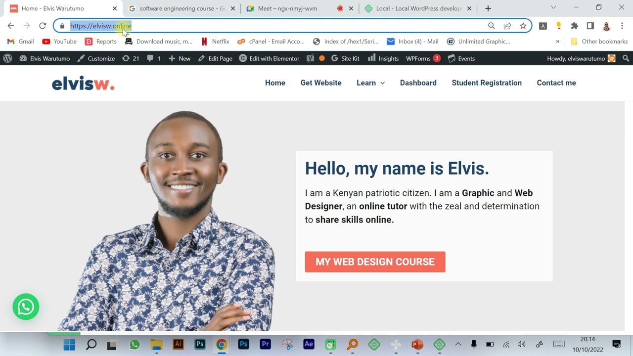 Learning Web Design: Introduction to WordPress in Kenya