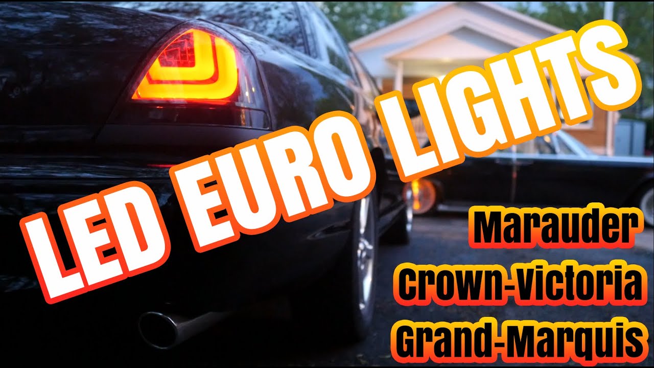 EURO LIGHTS LED for Crown-Vic / Grand-Marquis / Mercury Marauder / Panther Platform